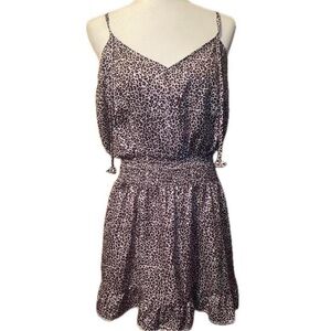 Leopard Print Sleeveless Dress